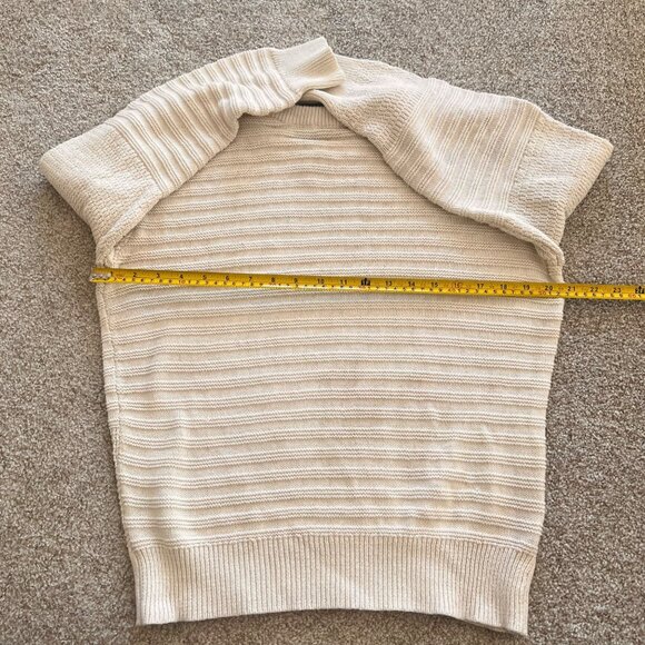 Cream White Knit Cottagecore Sweater Womens L - Picture 8 of 9